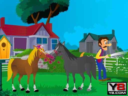 Horse Kissing Game