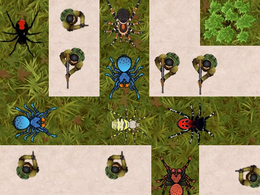 Spider Defense Game Image Spider Defense Game